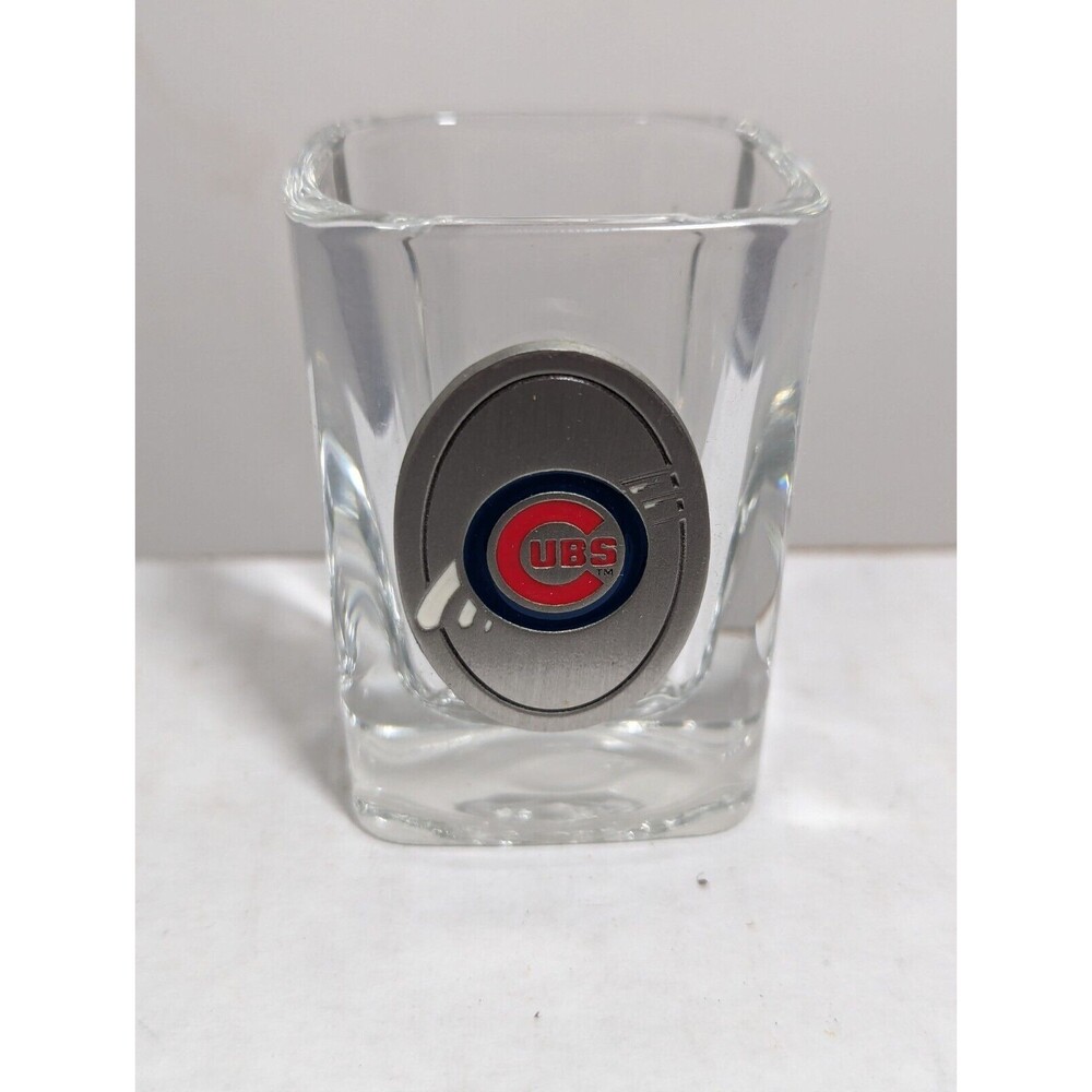Chicago Cubs Wrigley Field Shot Glass MLB Cubbies Party Drinkware Square Shots